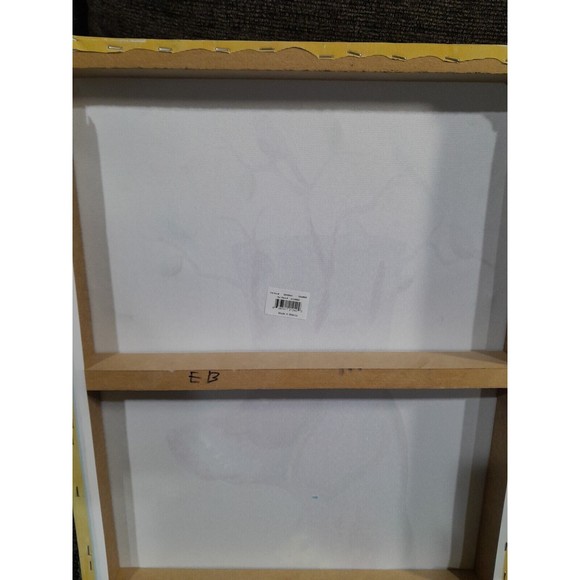 Christine Marcus Stone Embellished Giclee 20x16 Inch Canvas Whimsical Dog Birds - Picture 6 of 7